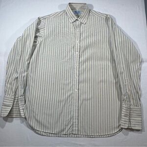 Hilditch & Key London Men’s Striped Dress Shirt French Cuff Made In England 17
